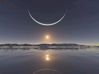 matahari tenggelam di kutub utara